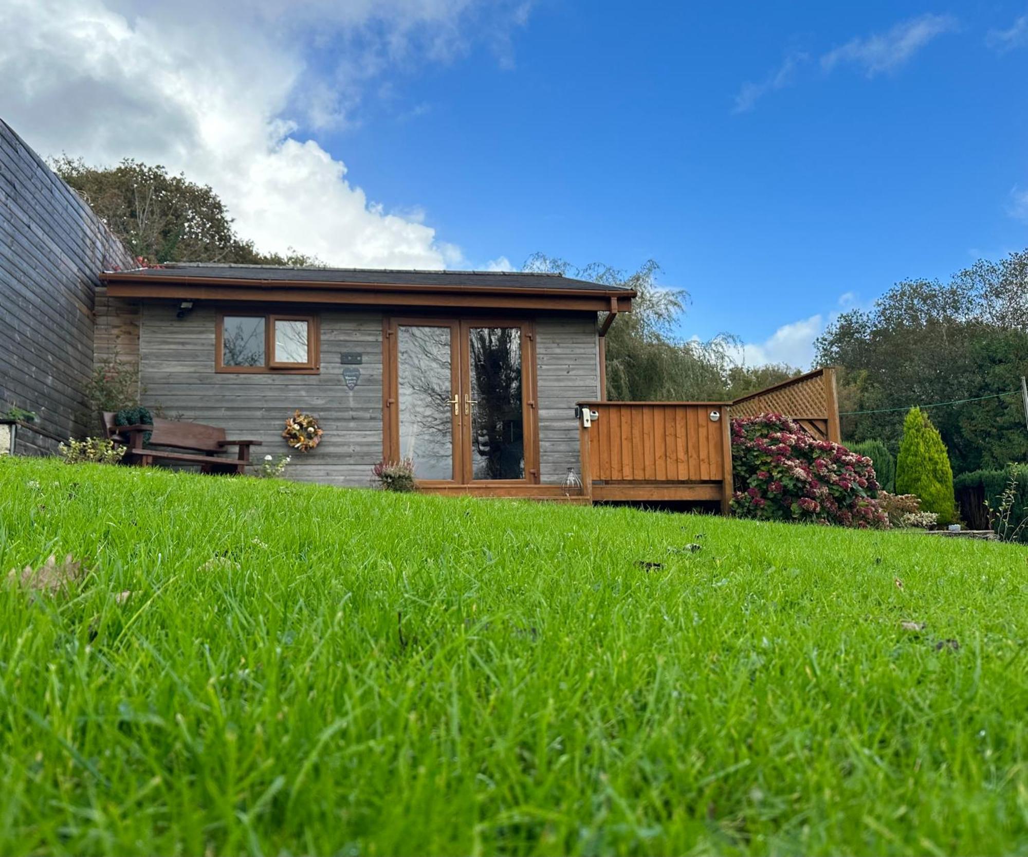 Swansea Log Cabin Pontardawe Kültér fotó
